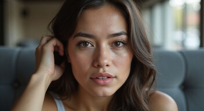 Dit is een foto van een telefoon met een ongepaste inhoud