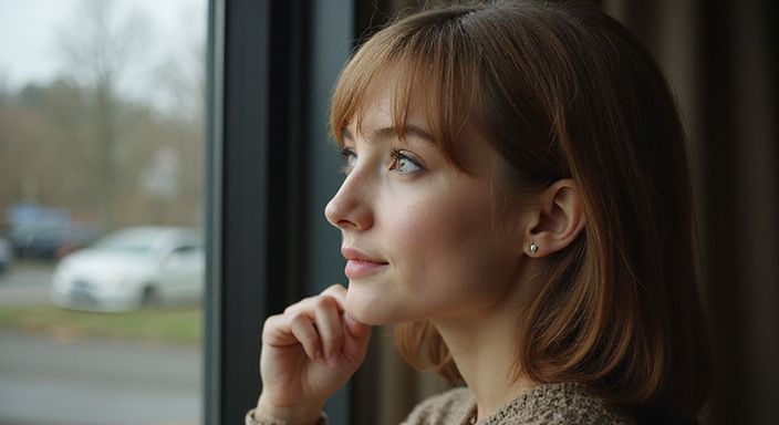 Een man in een appartement kijkt geconcentreerd naar zijn smartphone. Donkere Vrouwen Sexdating vinden
